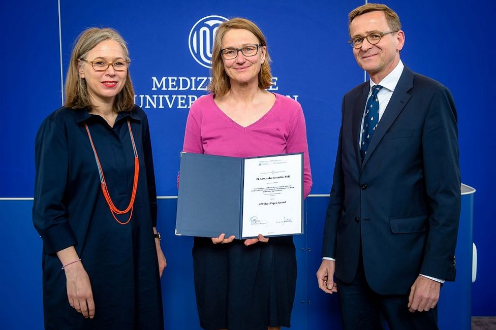Best Paper Award - Rotraud Wieser in Vertretung für Alexander Grandits