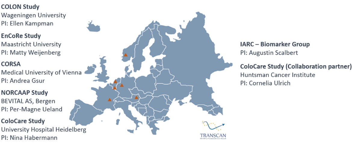 The MetaboCCC consortium, consisting of the TRANSCAN countries, Netherlands, Germany, Austria and Norway